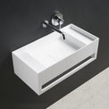 CUBE-X WM 60 w/Towel Bar & Deck-WALL MOUNT WASHBASINS-訂造一體無縫洗手盆,Tailor made Washbasins,waterbasin hk, 浴室物料,浴室裝修,訂造洗手盆,浴室翻新,Bathroomware ,Bespoke bathroom,浴室配件,訂造浴室潔具,訂造浴室傢俬,香港 浴室設計 公司,best custom bathroom furniture HK, Infinite Bath