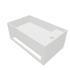 INFINITE | CUBE-X WM 50R with Towel Bar | Wall Mount Washbasin | INFINITE Solid Surfaces