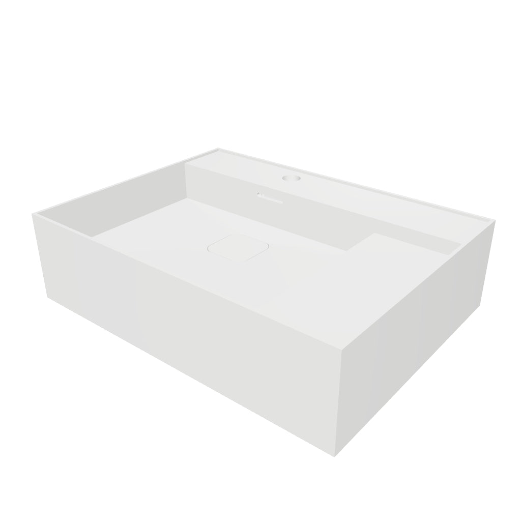 INFINITE | CUBE-X WM 60L | Wall Mount Washbasin | INFINITE Solid Surfaces