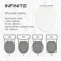 LYON Toilet Seat-Bathroom Accessories-INFINITE-訂造洗手盆,浴室翻新, small size bathtubs, custom-made bathtub HK,freestanding bathtub Hong Kong, 獨立式 浴缸 香港, premium bathtub brands HK, Where to buy bathtubs in Hong Kong, best custom bathroom furniture HK, Infinite Bath, Infinite浴缸, Cloakroom,Vanities, Mirrors,Bathroom Furniture, 浴室裝修,浴室 櫃 訂造