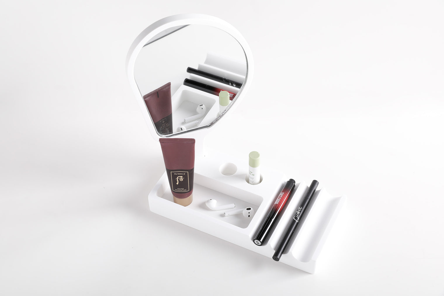 192 Cosmetics Tray w/Mirror-8050 Solid Surfaces Home-INFINITE-訂造洗手盆,浴室翻新, small size bathtubs, custom-made bathtub HK,freestanding bathtub Hong Kong, 獨立式 浴缸 香港, premium bathtub brands HK, Where to buy bathtubs in Hong Kong, best custom bathroom furniture HK, Infinite Bath, Infinite浴缸, Cloakroom,Vanities, Mirrors,Bathroom Furniture, 浴室裝修,浴室 櫃 訂造