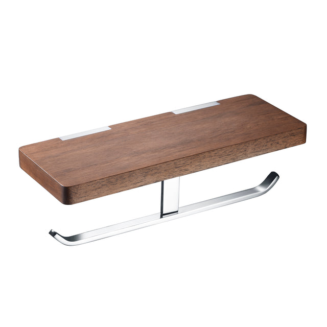 MANILA Double Toilet Roll Holder w/shelf-Toilet Roll Holders-high-end bathtub showroom Hong Kong, Infinite Bath, Infinite Showroom, mirror cabinet,Bathtub details, Bathroom Accessories,bathroom solid surface, bathroom tailor,bathroom furniture, 浴室物料,浴室配件,浴缸香港, Bathroomware ,Bespoke bathroom,洗手盤 訂造,Cloakroom,Vanities, Mirrors,Bathroom Furniture, 浴室裝修,浴室 櫃 訂造