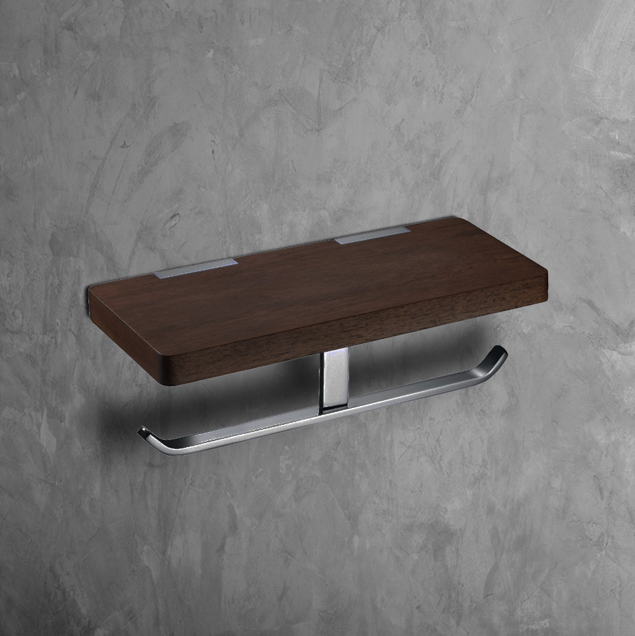MANILA Double Toilet Roll Holder w/shelf-Toilet Roll Holders-high-end bathtub showroom Hong Kong, Infinite Bath, Infinite Showroom, mirror cabinet,Bathtub details, Bathroom Accessories,bathroom solid surface, bathroom tailor,bathroom furniture, 浴室物料,浴室配件,浴缸香港, Bathroomware ,Bespoke bathroom,洗手盤 訂造,Cloakroom,Vanities, Mirrors,Bathroom Furniture, 浴室裝修,浴室 櫃 訂造