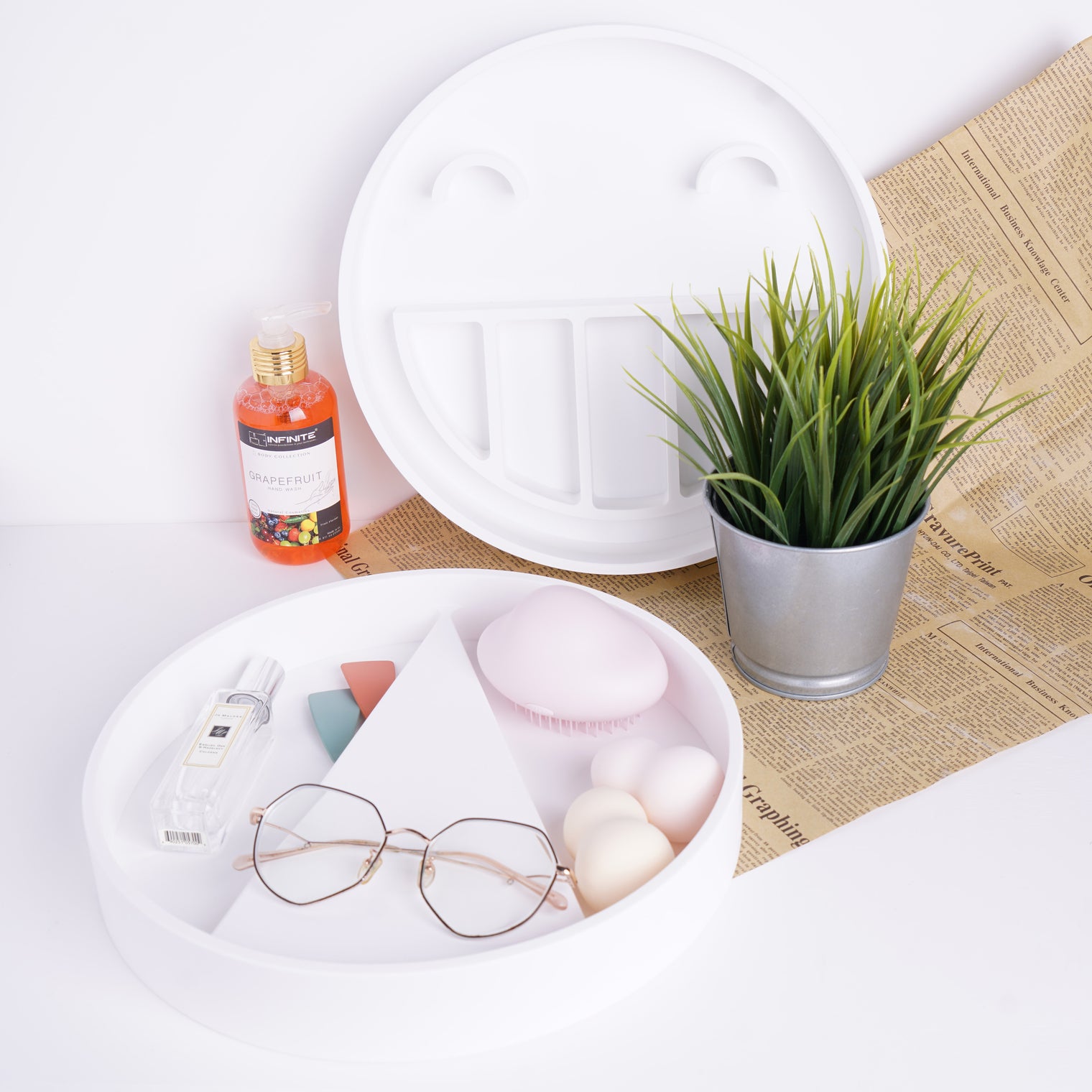 GEO 564 Cosmetics Tray-8050 Solid Surfaces Home-INFINITE-訂造洗手盆,浴室翻新, small size bathtubs, custom-made bathtub HK,freestanding bathtub Hong Kong, 獨立式 浴缸 香港, premium bathtub brands HK, Where to buy bathtubs in Hong Kong, best custom bathroom furniture HK, Infinite Bath, Infinite浴缸, Cloakroom,Vanities, Mirrors,Bathroom Furniture, 浴室裝修,浴室 櫃 訂造