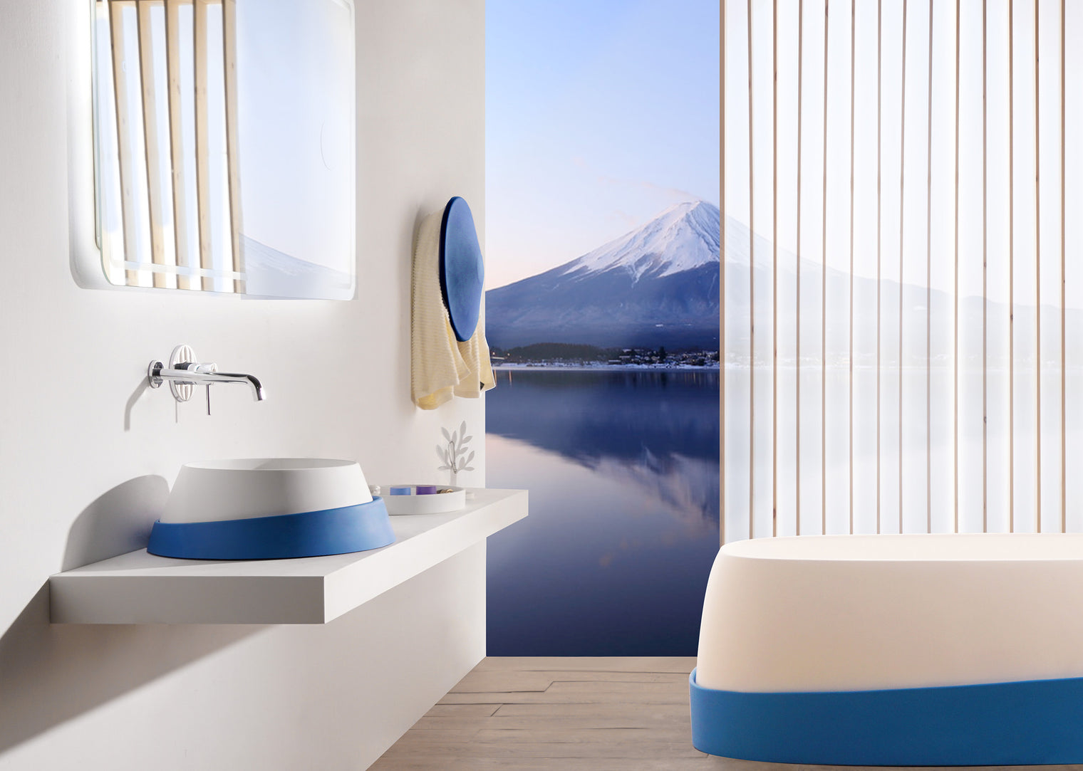 Fujisan D45-OVERCOUNTER WASHBASINS-INFINITE-訂造洗手盆,浴室翻新, small size bathtubs, custom-made bathtub HK,freestanding bathtub Hong Kong, 獨立式 浴缸 香港, premium bathtub brands HK, Where to buy bathtubs in Hong Kong, best custom bathroom furniture HK, Infinite Bath, Infinite浴缸, Cloakroom,Vanities, Mirrors,Bathroom Furniture, 浴室裝修,浴室 櫃 訂造