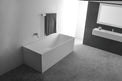 Lugano 170 Freestanding Designer Solid Surfaces Rectangle Bathtub Lugano系列1米7長方型人造石設計師獨立式大浴缸採用特別溢水設計