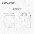 PARIS Toilet Seat,INFINITE BATH,浴室翻新,Bathroom Furniture,浴室,Toilet Seat,廁板,馬桶,油壓廁板,座廁板,座廁,bespoke bathroom,bathroomware customize,香港廁板,廁板訂造