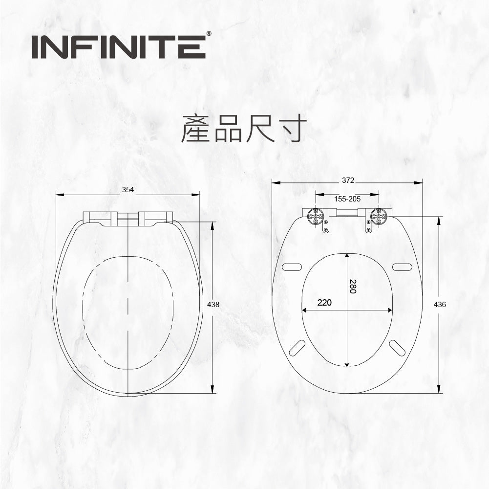 PARIS Toilet Seat,INFINITE BATH,浴室翻新,Bathroom Furniture,浴室,Toilet Seat,廁板,馬桶,油壓廁板,座廁板,座廁,bespoke bathroom,bathroomware customize,香港廁板,廁板訂造